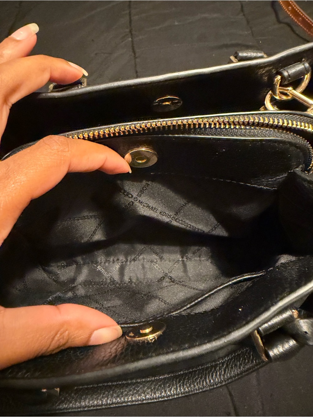 Black Micheal Kors Bag - Picture 11 of 12